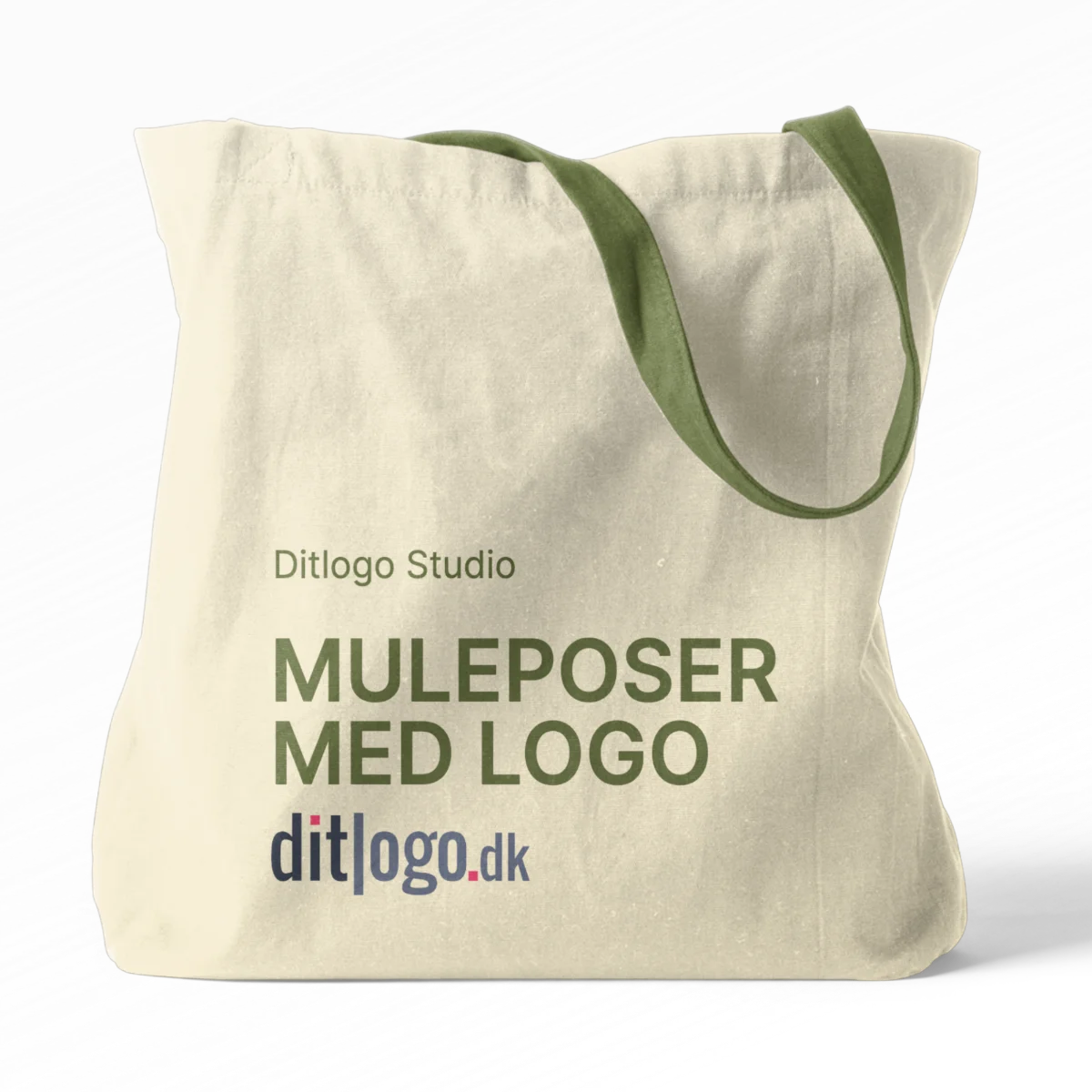 billig muleposer med logo bomuld